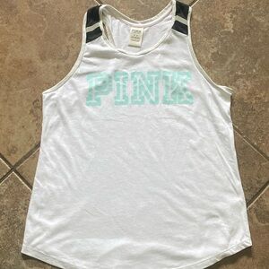 Pink Victoria’s Secret razor back tank top